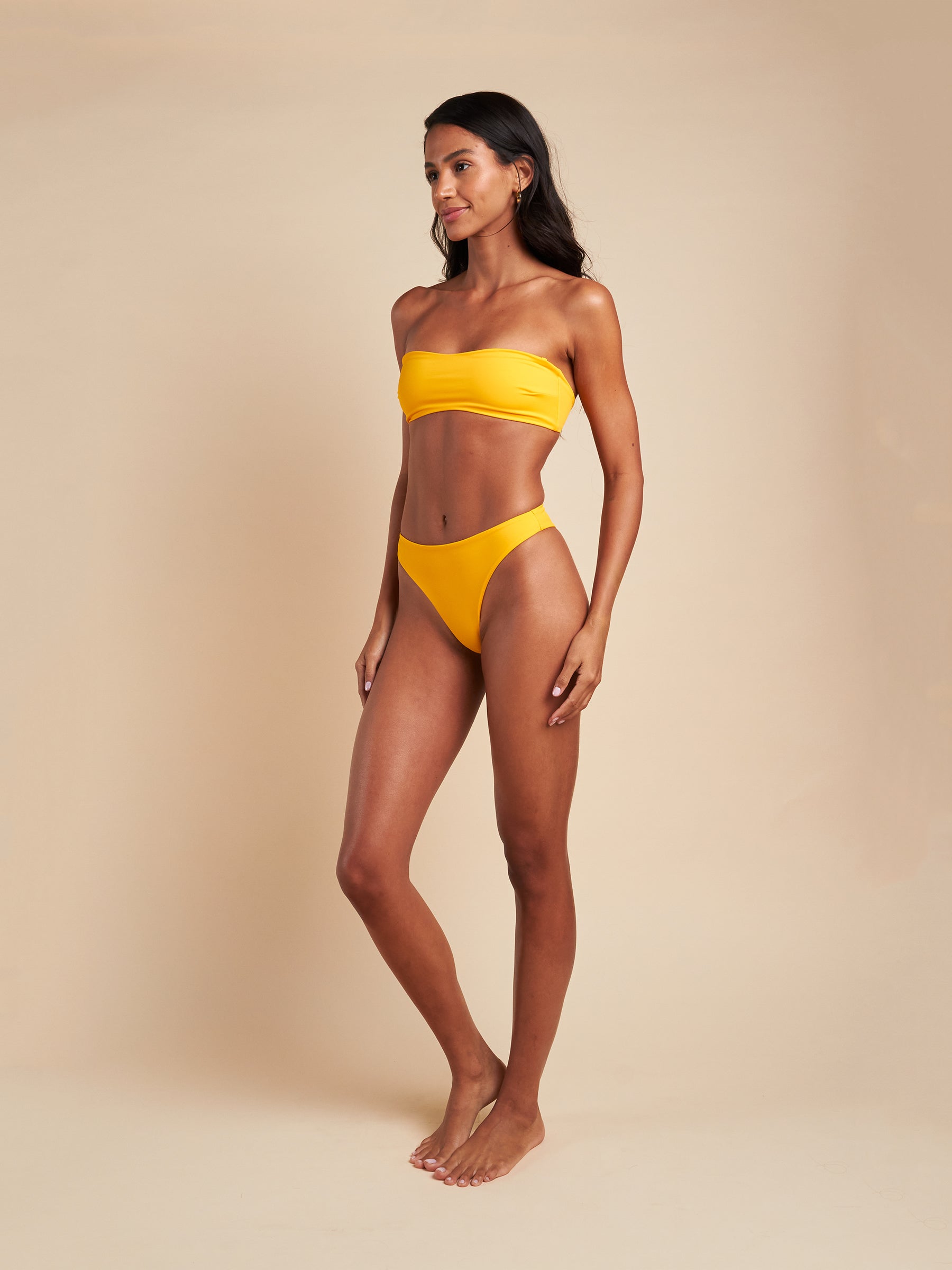 The Riley "Classic" Bikini Top in Golden Hour