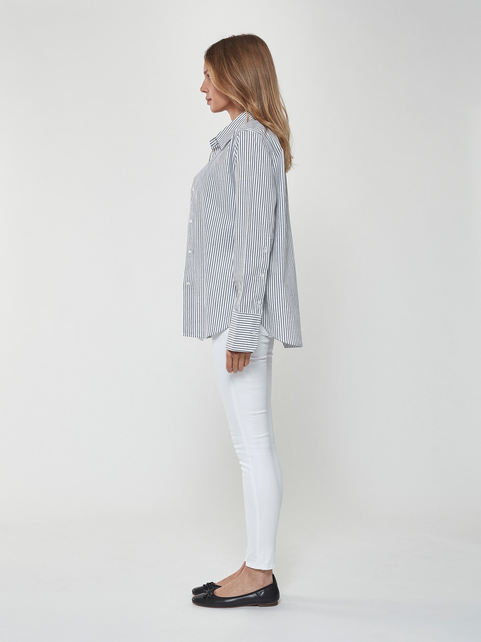 Billy Classic Button Down In Black & White