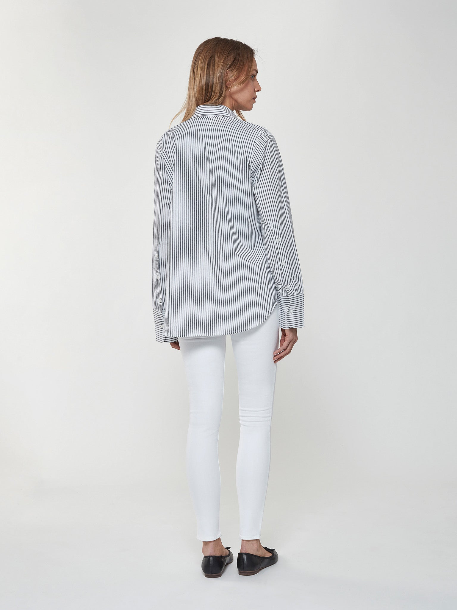 Billy Classic Button Down In Black & White